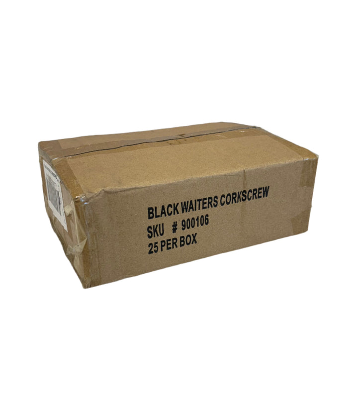 Black Corkscrew Opener   25 Units per Box