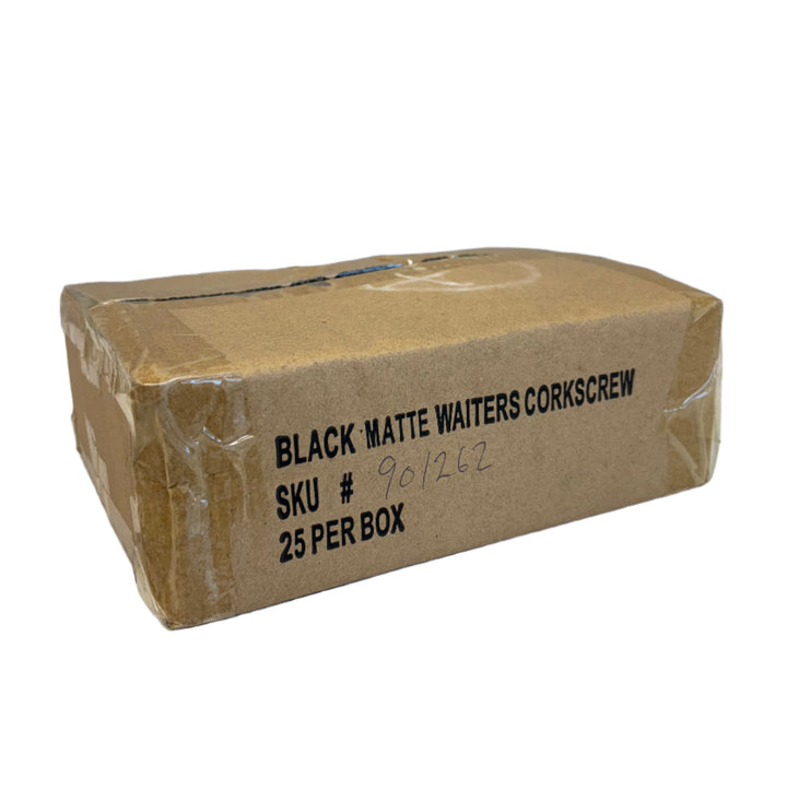 Matte Black Corkscrew Opener   25 Units per Box