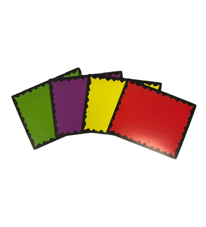 Starburst Signs 7"x5.5" Colors (100 per Box)