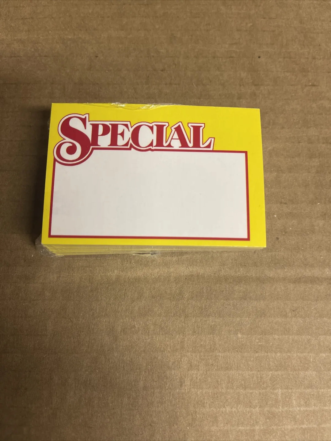 Special Large Retail Price Signs   100 per Box